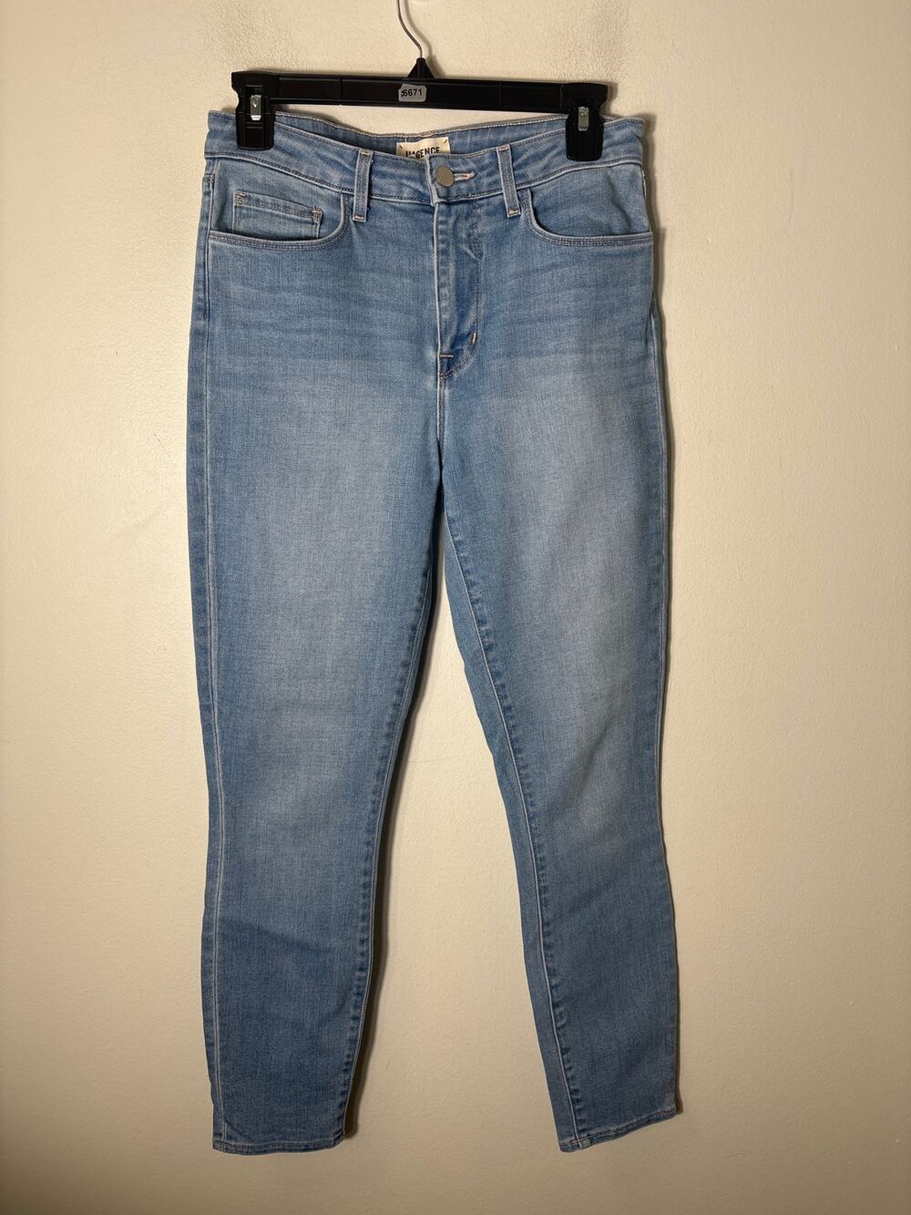 L'Agence Margot Skinny High Rise Jeans Sz 27